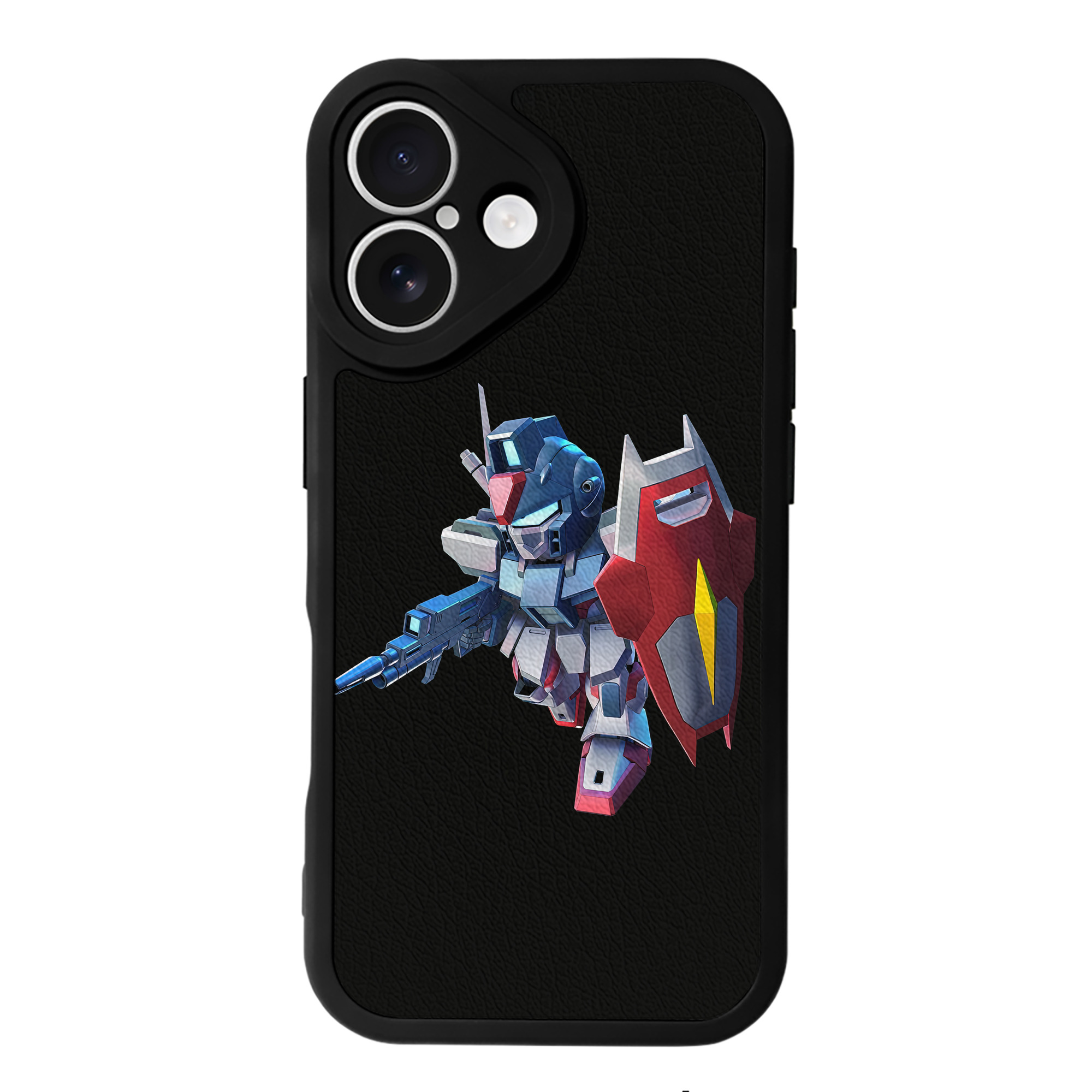 （画像用） 機動戦士ガンダム Mobile Suit Gundam 【iPhone 16シリーズ対応】シリコンスマホケース（レザー調） 材質：シリコン